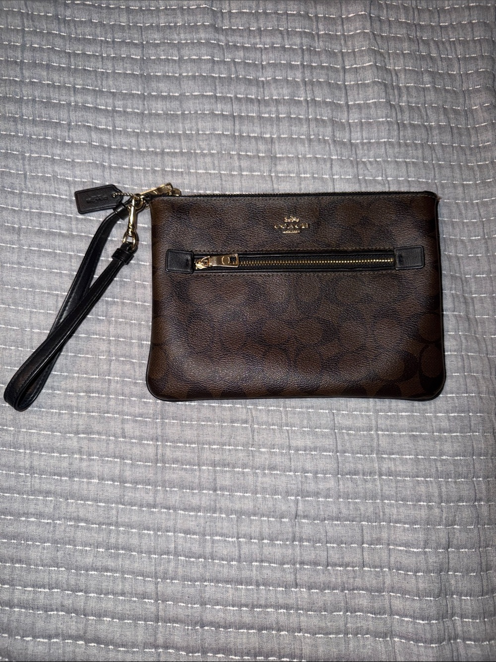 Large Coach wristlet